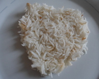 Riz au coco et soles sauce vanille