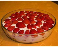 Tiramisu aux fraises et limoncello