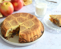 Tourte escargot aux pommes