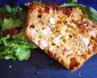 Cake feta, olives et tomates séchées