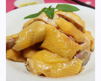 Poulet bouilli au gingembre