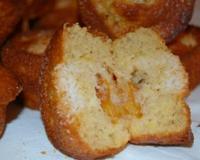 Au centre des ces muffins se cachent ces délicieuses petites prunes d'or !