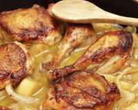 Pintade aux pommes