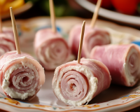 Roulé au jambon et boursin