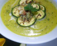 Soupes de courgette