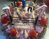 Gâteau d'anniversaire chocolat