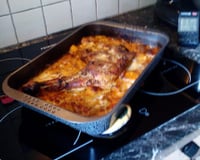 Cuisse de dinde au four sauce moutarde
