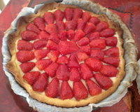 Tarte aux fraises à la crème pâtissière