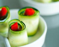 Une recette toute en fraîcheur et simplicité avec un petit plus, son côté très graphique! De quoi impressionner la galerie