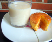 Muffins à la rhubarbe