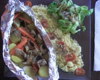 Filet de panga en papillotte