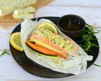 Une recette saine et gourmande de poisson à la fourme d'Ambert.