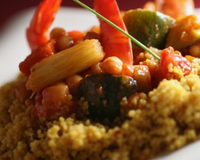 Couscous de crevettes "zest'"