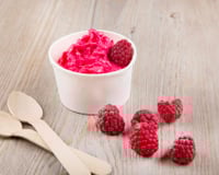Yaourt glacé à la framboise