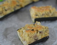 Courgettes farcies aux champignons et mayonnaise de Dijon Amora
