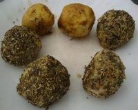 Les boulettes de purée au poulet et épices