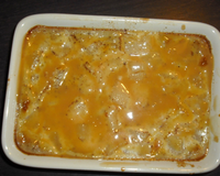 Le délicieux fondant de poires et son caramel.