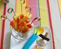 Brochettes ananas Coraya