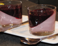 Panna cotta à la mûre