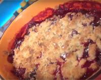 Crumble aux fruits rouges