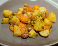 Curry de légumes aux pommes de terre