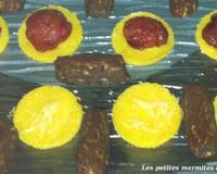 Dans cette recette, la polenta va nous servir de support pour environ une dizaine d'amuse-bouche.