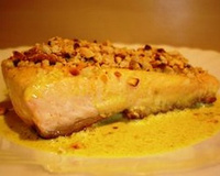 Saumon au cacahuètes