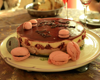 Bavarois à la fraises et vanille