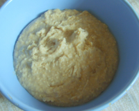 Mélanger la crème de riz et le lait. Chauffer.