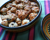 Cookies salés : chorizo et olives