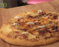 Pizza au fromage de chèvre
