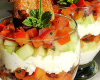 Verrine fraîcheur à la brousse