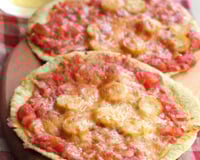 Tortilla comme une pizza