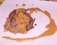 Joues de porc confites au Sauternes