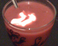 Soupe froide de betterave au fromage blanc