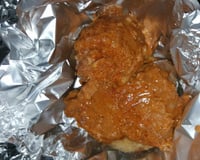 Cuisses de poulet au paprika en papillotes