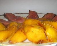 Magret de canard sucré-salé aux mangues