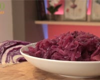 Compotée de chou rouge aux pommes