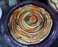 Tarte spirale aux légumes