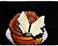 Cupcakes vanille et topping chocolat