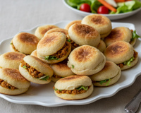 Mini pain oriental farci à la viande hachée de dinde
