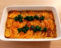 Gratin de patate douce aux épices