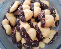 Sablés Viennois au chocolat ou Spritz au chocolat