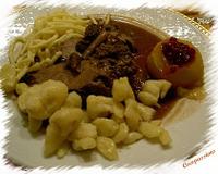 Un plat de gibier aux saveurs allemandes, un plat festif pour les fêtes de fin d'année.