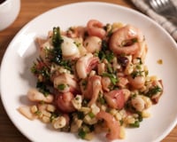 Poulpes sautés en persillade