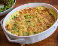 Gratin de ravioles au jambon