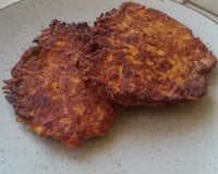 Galette de carotte au fromage