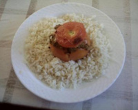 riz et tomates farcies
