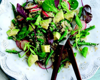 Salade de quinoa, de radis et d'avocat Hass