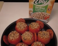 Tomates farcies au Quinoa et Lentilles